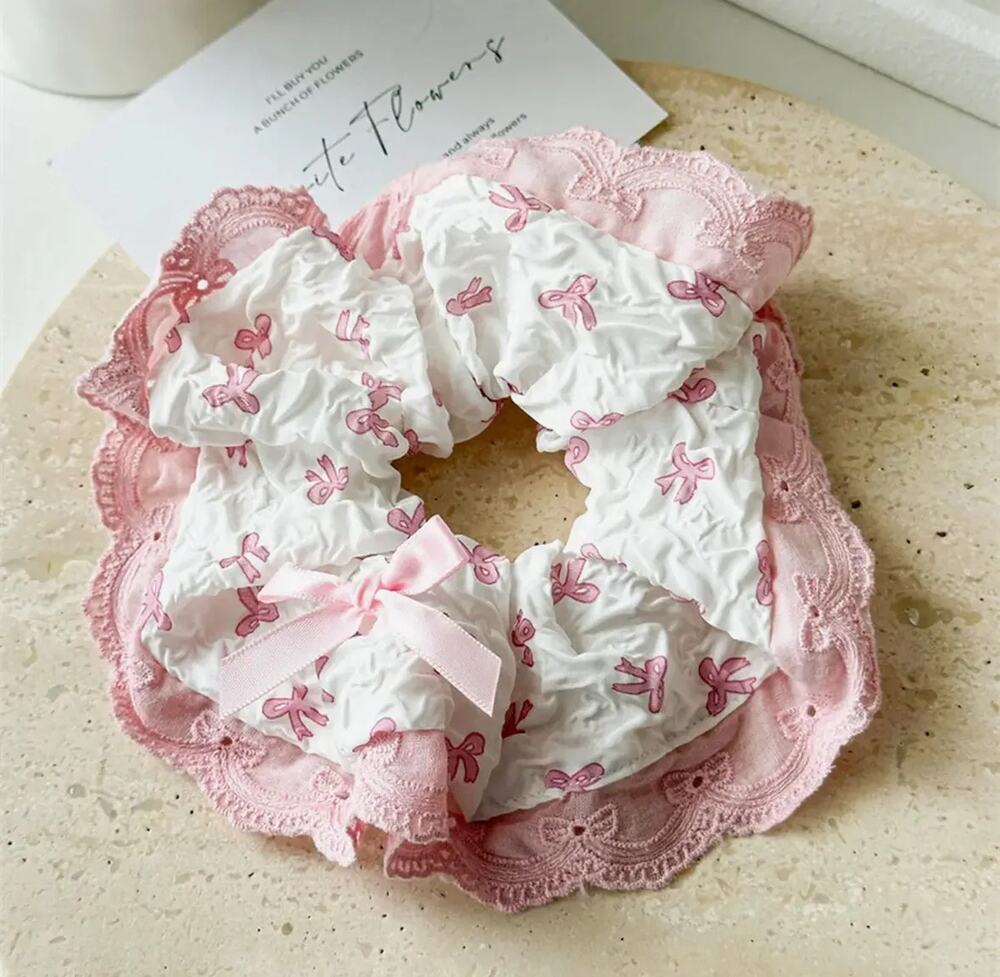 New Cute Bow Hair TIE Pink